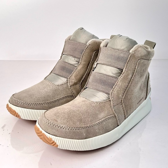 NWT!  Sorel Women's Out 'N About Plus Boot — Waterproof Leather Boots - Size 7.5 - Picture 1 of 12